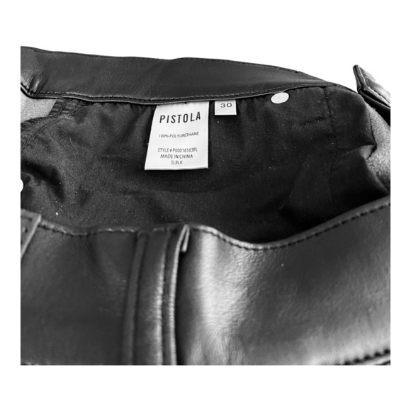 Pistola Black Wide Leg Pants - Picture 4 of 6